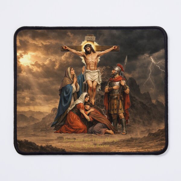 Item preview, The Crucifixion: Jesus, the Three Marys & the Spear Bearer designed and sold by MysticOzzy.