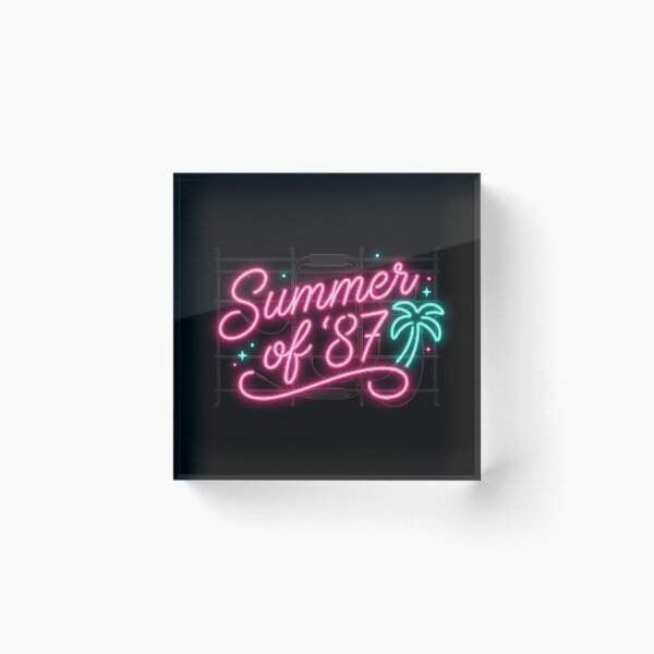 Item preview, Summer of 87 Neon Sign Retro 80s Pink Aesthetic Vintage designed and sold by Arobinoz.