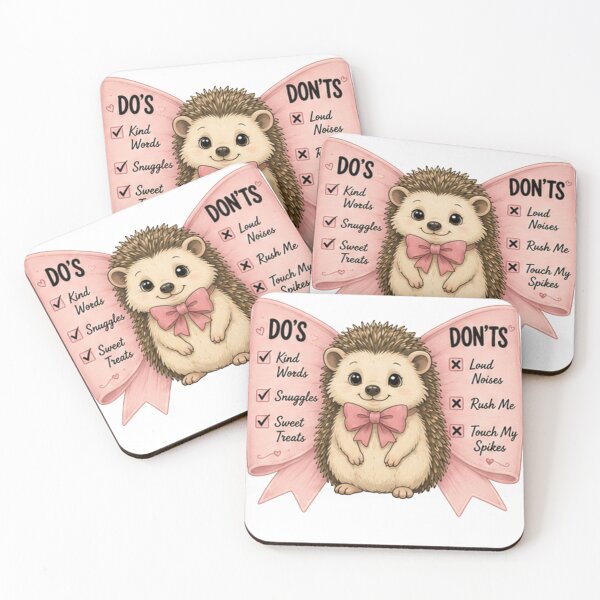 Item preview, Cute Hedgehog Do's & Don'ts Shirt | Funny Hedgehog Lover Tee | Woodland Animal Graphic | Adorable Hedgehog Gift designed and sold by ekemarket.
