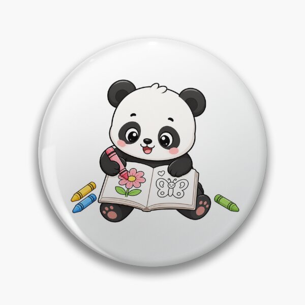 Item preview, Cute Panda Coloring Book Kawaii Cartoon Creative Art Design designed and sold by Seculinator.