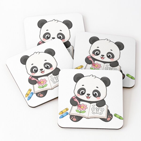 Item preview, Cute Panda Coloring Book Kawaii Cartoon Creative Art Design designed and sold by Seculinator.