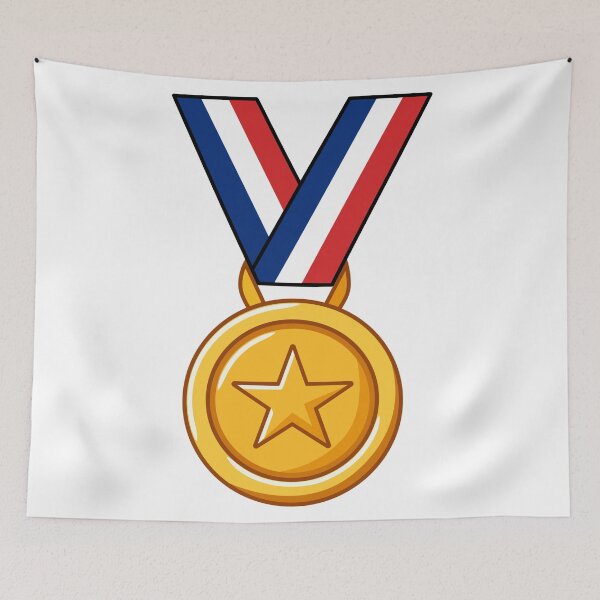 Item preview, Gold Medal Star Champion Winner Award Vector designed and sold by Anne97s.