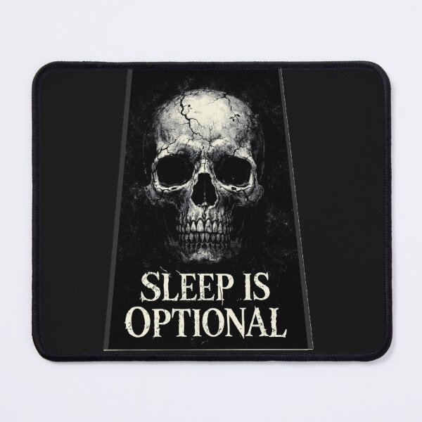 Item preview, Sleep Is Optional T-Shirt designed and sold by InkForge Studio.