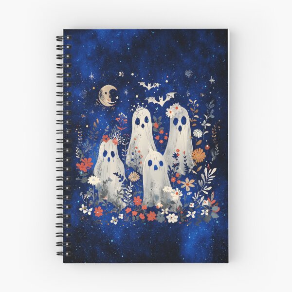 Item preview, Whimsical Cottagecore Floral Ghosts designed and sold by MysticOzzy.