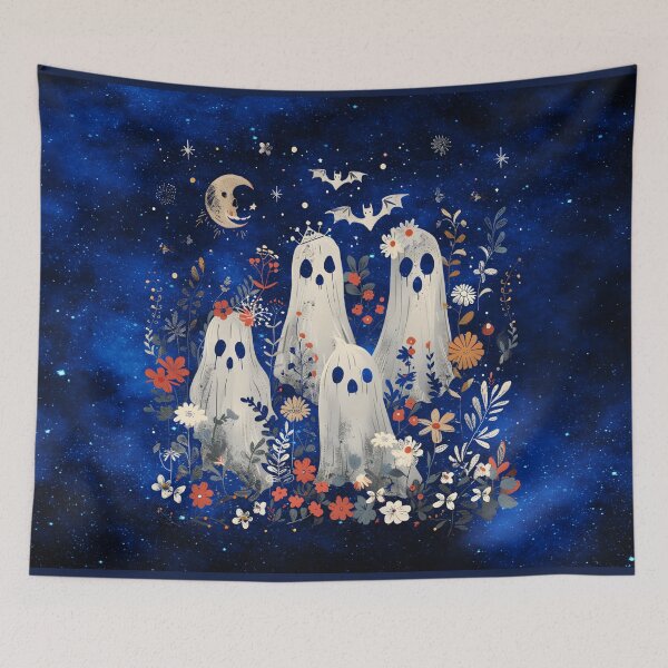 Item preview, Whimsical Cottagecore Floral Ghosts designed and sold by MysticOzzy.