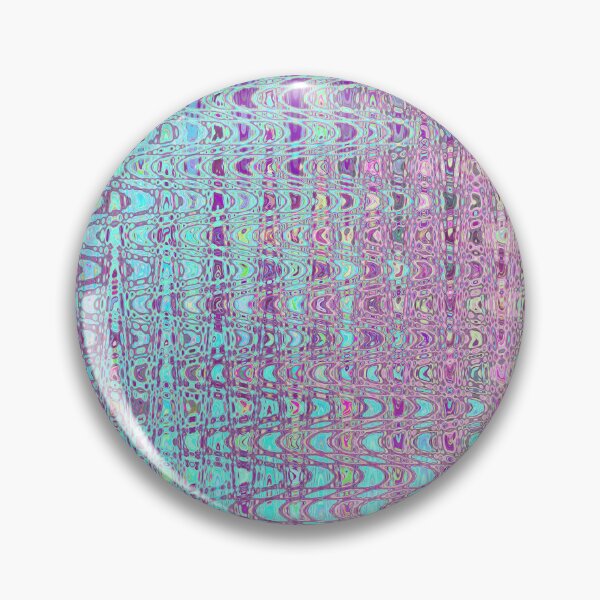 Item preview, Abstract Aqua and Purple Retro Boomerang Waves designed and sold by myrubiogarden.