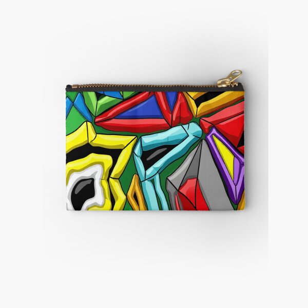 Item preview, jumbled C cubism colorful geometric abstract design designed and sold by SmashingDeals.