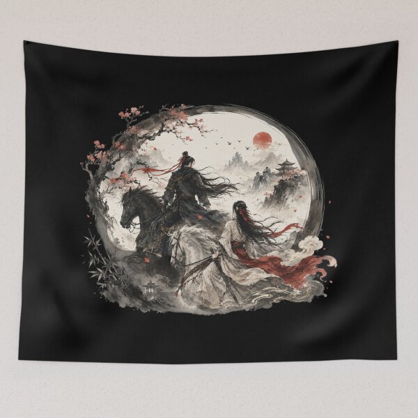 Item preview, K-Drama Inspired Romantic Warrior Shirt, Asian Historical Romance, Fantasy Love Aesthetic Gift designed and sold by Sprinkle12345.