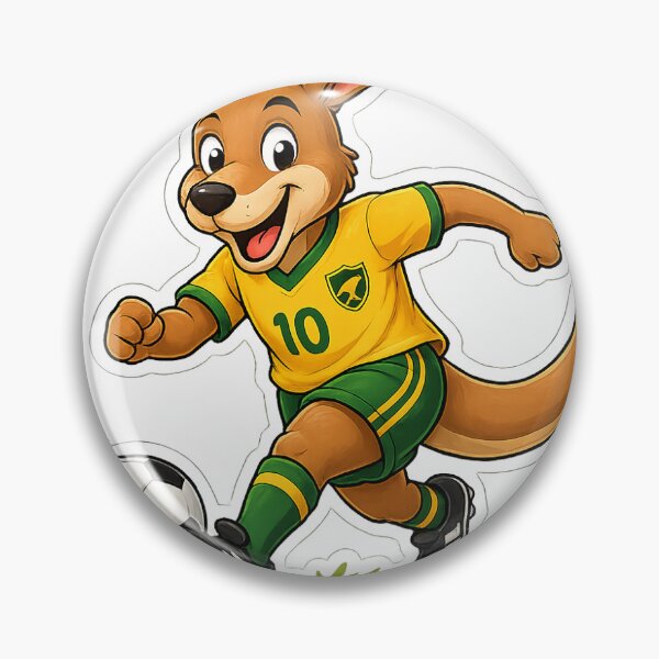 Item preview, Canguro jugando al fútbol designed and sold by Raj Studio.