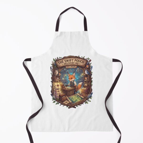 Item preview, The Swift Pouch Delivery HQ | Fox Mail Courier | Enchanted Woodland Post Fantasy Art designed and sold by MrDev.