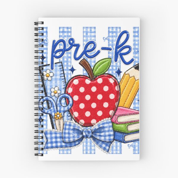 Item preview, Striped Preppy Pre K Blue Gingham Apple Pencil Back To School Teacher designed and sold by VGAfanatic.