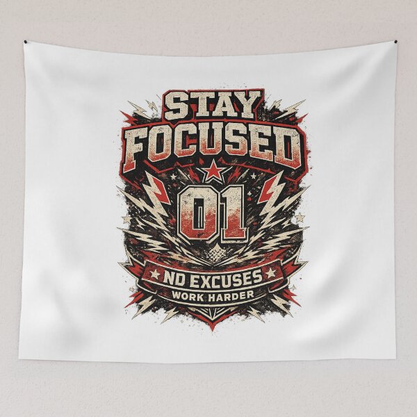 Item preview, Stay Focused 01 – Vintage Streetwear Graphic Tee designed and sold by simo222.