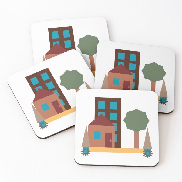 Item preview, Rolling City Geometric Flat Design Minimalist Art designed and sold by JengPath.