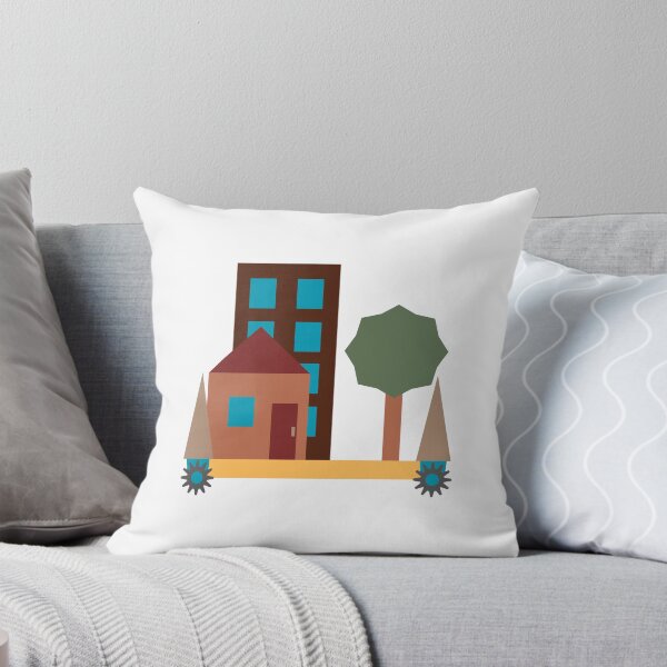 Item preview, Rolling City Geometric Flat Design Minimalist Art designed and sold by JengPath.