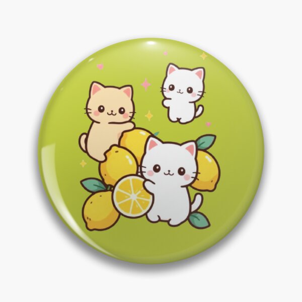 Item preview, Kawaii Kittens and Lemons - Cute Summer Illustration designed and sold by Natalia-Vlad.