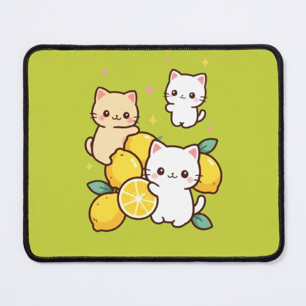 Item preview, Kawaii Kittens and Lemons - Cute Summer Illustration designed and sold by Natalia-Vlad.