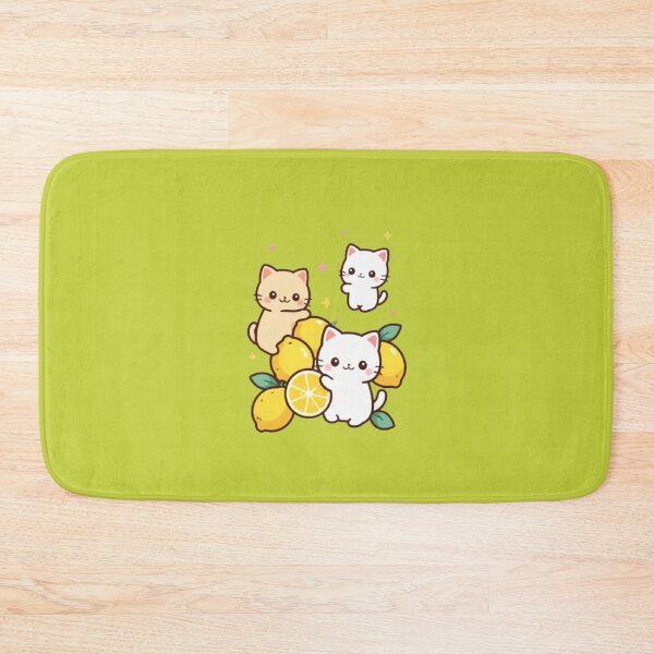 Item preview, Kawaii Kittens and Lemons - Cute Summer Illustration designed and sold by Natalia-Vlad.