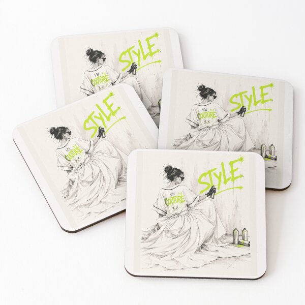Item preview, Luxury Street Art—Elegant Graffiti with a lime twist. designed and sold by NewtBoo.