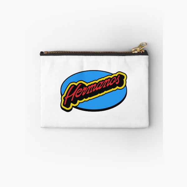 Item preview, Hermanos Retro Style Typography Blue and Yellow Emblem designed and sold by marxsh.