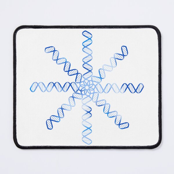 Item preview, Blue DNA Snowflake designed and sold by emmacatwheels.