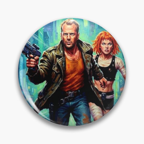 Item preview, The Fifth Element Retro Sci-Fi Cyberpunk Action Adventure Tribute Art Poster designed and sold by Art's Diner.