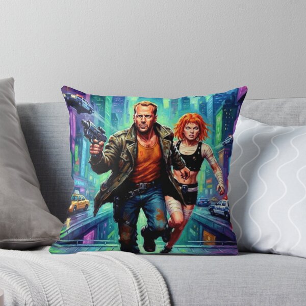 Item preview, The Fifth Element Retro Sci-Fi Cyberpunk Action Adventure Tribute Art Poster designed and sold by Art's Diner.