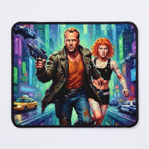 Item preview, The Fifth Element Retro Sci-Fi Cyberpunk Action Adventure Tribute Art Poster designed and sold by Art's Diner.