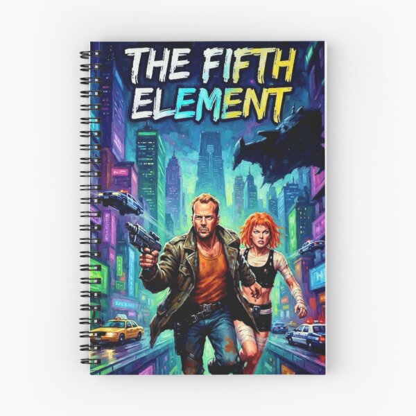 Item preview, The Fifth Element Retro Sci-Fi Cyberpunk Action Adventure Tribute Art Poster designed and sold by Art's Diner.