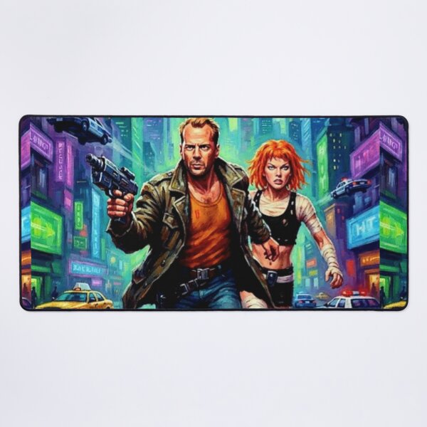 Item preview, The Fifth Element Retro Sci-Fi Cyberpunk Action Adventure Tribute Art Poster designed and sold by Art's Diner.