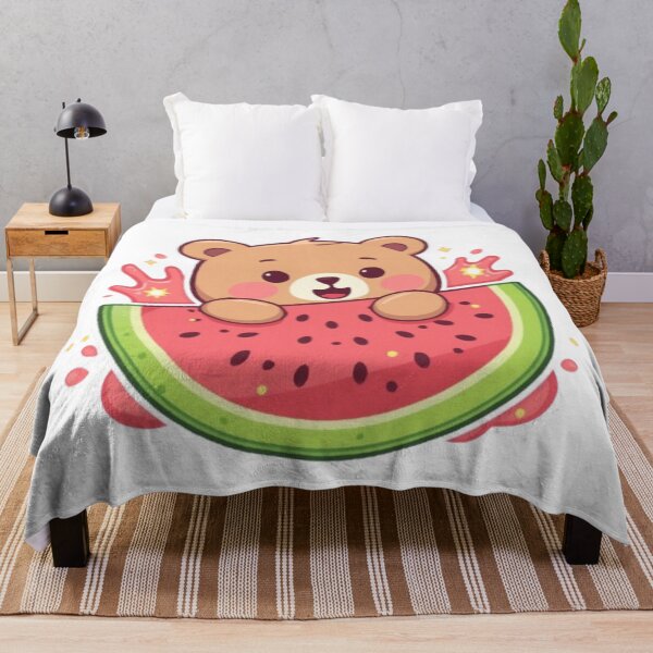 Item preview, Cute Watermelon Bear Kawaii Sticker | Sweet Summer Bear Gift designed and sold by Stylestickers55.