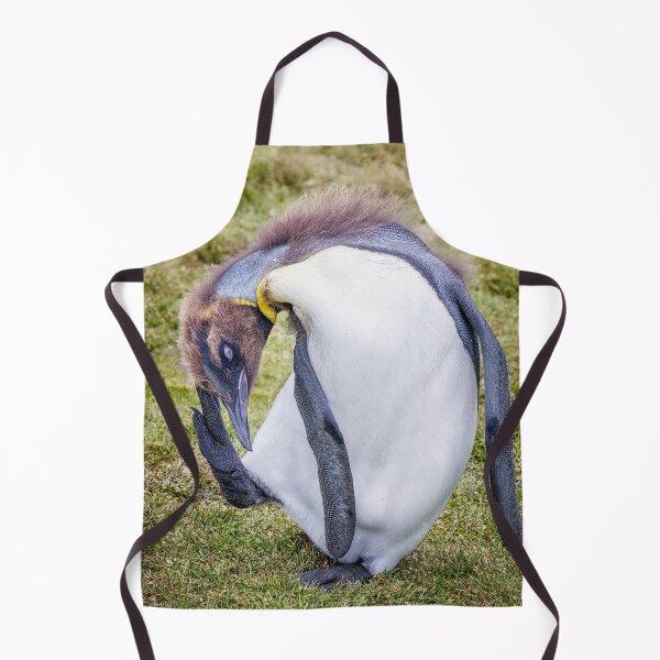 Item preview, Juvenile King Penguin Preening South Georgia Island designed and sold by PhotoArt by Joan Carroll.