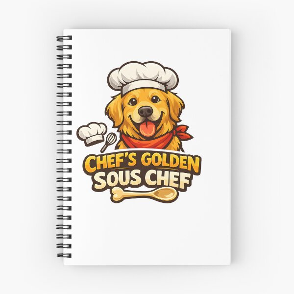 Item preview, Chef's Golden Sous Chef Golden Retriever Cooking Design designed and sold by Sahil Randhawa.