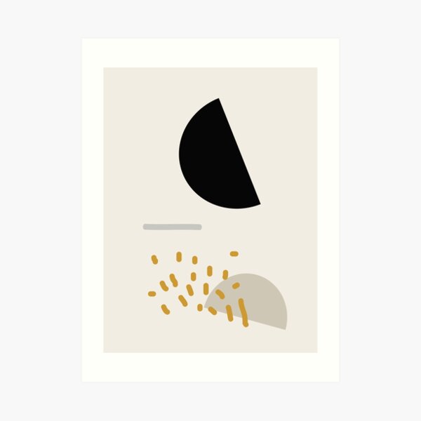 Modern Minimal Abstract Art Print
