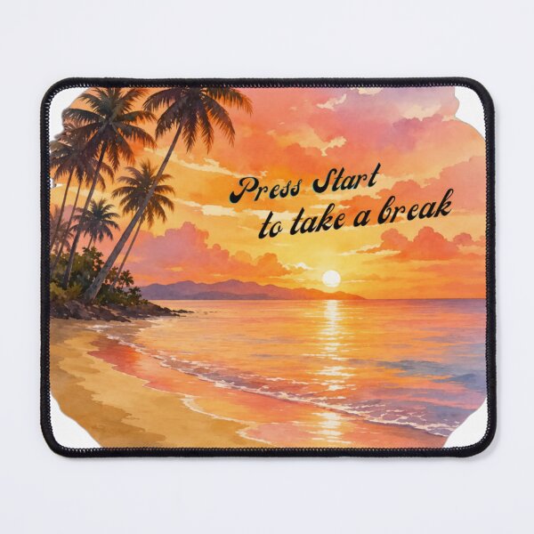Item preview, Press Start to take a break designed and sold by SabinasDesign.