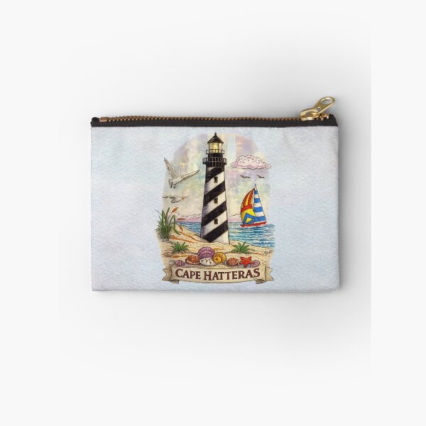 Item preview, Cape Hatteras Lighthouse – North Carolina Coastal Nautical Illustration designed and sold by MysticOzzy.
