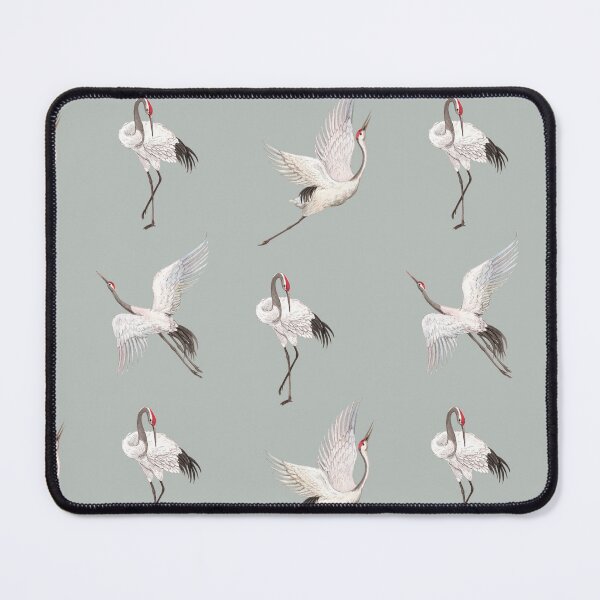 Item preview, Sage Crane Pattern designed and sold by AESTHETISCAPES.