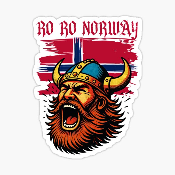 Item preview, Patriotic Viking Ro Ro Norway designed and sold by legendaryskins.