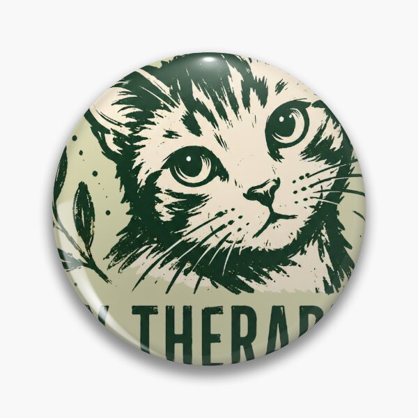 Item preview, My Therapist Has Paws Cat Lover Gift Tee designed and sold by Retro Rascals Co..