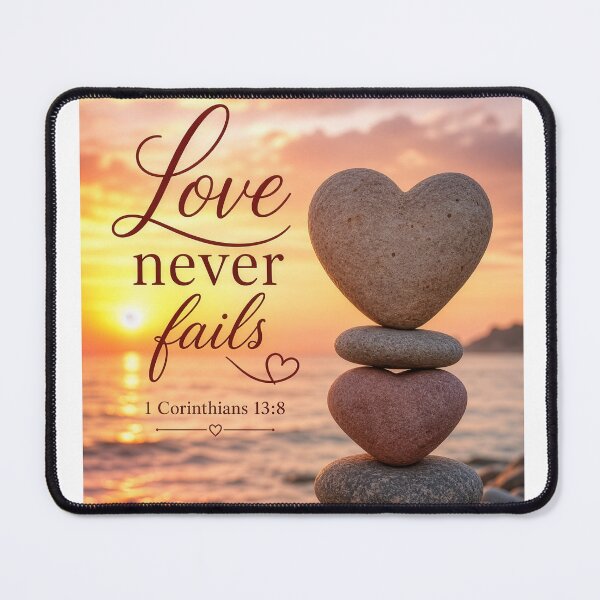 Item preview, Love never fails 1 Corinthians 13:8 designed and sold by JV.