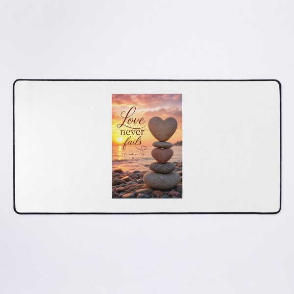 Item preview,  Love never fails 1 Corinthians 13:8 designed and sold by JuliVogel.