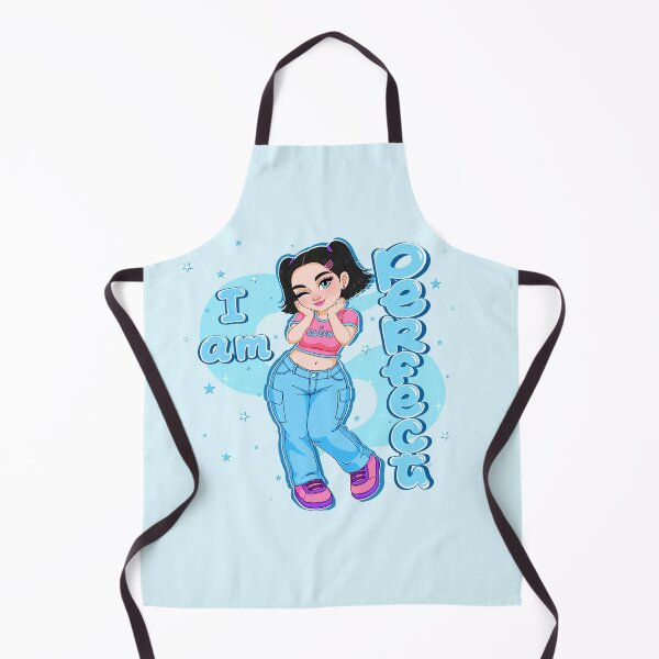 Item preview, “I Am Perfect – Cute Queen Cartoon Girl Aesthetic Sticker” designed and sold by IMYNO.
