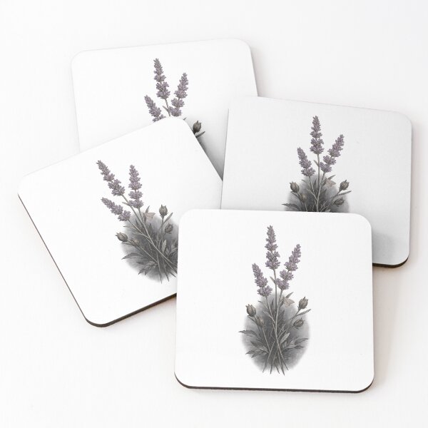 Item preview, Vintage Dark Cottagegoth Lavender Moody Botanical Art designed and sold by WERSY.