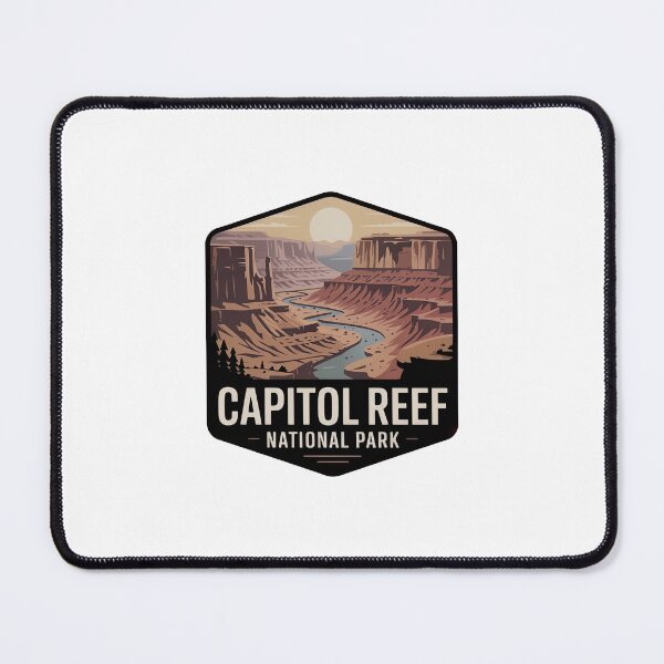 Item preview, Capitol Reef National Park Vintage Travel Badge designed and sold by Teelogic.