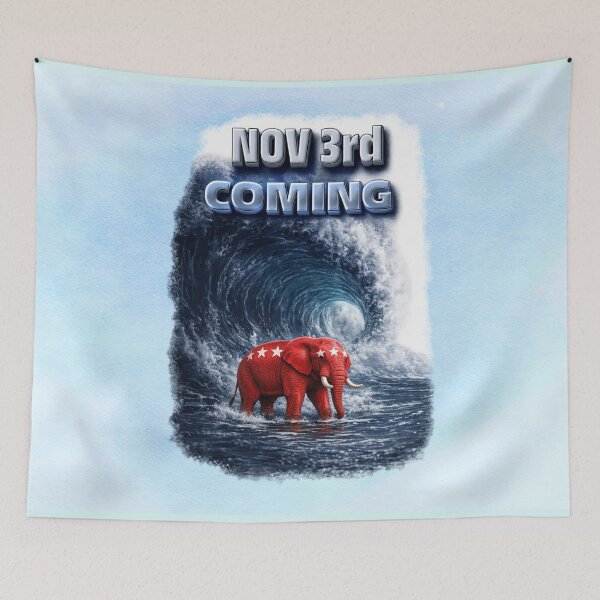 Item preview, Blue Wave Coming - November 3rd Coming designed and sold by MysticOzzy.