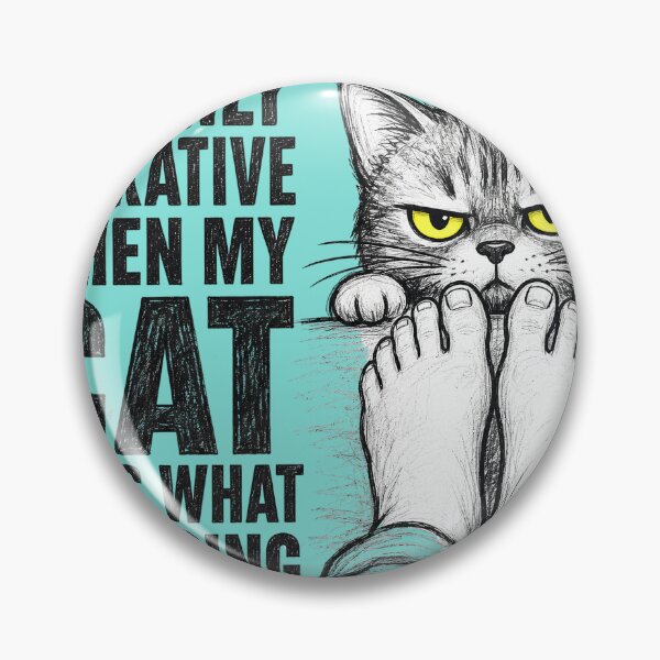 Item preview, Grumpy Talkative Cat Sketch - Cat Lover Humor designed and sold by Feral Feline.