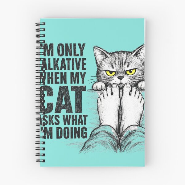 Item preview, Grumpy Talkative Cat Sketch - Cat Lover Humor designed and sold by Retro Rascals Co..