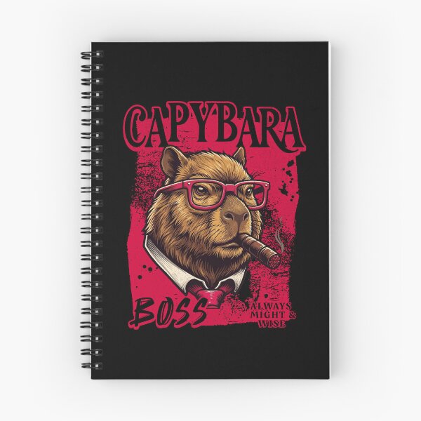 Item preview, Capybara Boss Design – Funny Capybara with Cigar Mafia Style Badass Animal Gift designed and sold by PixelsPaws.