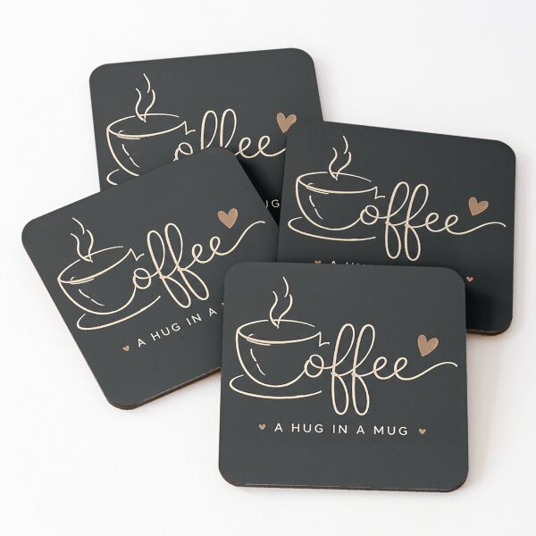 Item preview, Minimalist Coffee A Hug in a Mug Line Art Coffee Lover Design designed and sold by Sara-Ai.