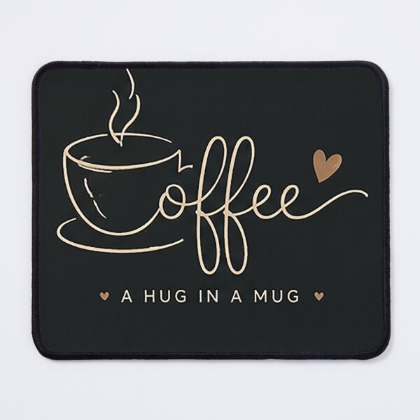 Item preview, Minimalist Coffee A Hug in a Mug Line Art Coffee Lover Design designed and sold by Sara-Ai.