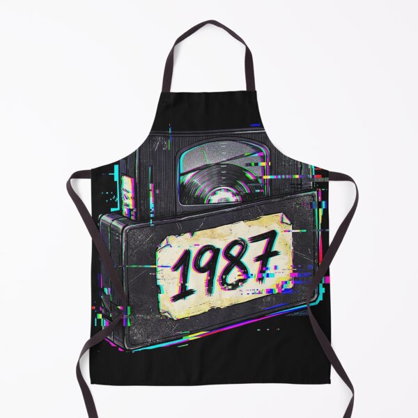 Item preview, VHS Glitch 1987 Retro Vaporwave 80s Aesthetic Sticker designed and sold by Arobinoz.